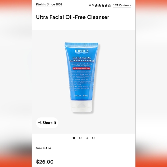 Kiehl's Ultra Facial Oil-Free Cleanser - Picture 3 of 3